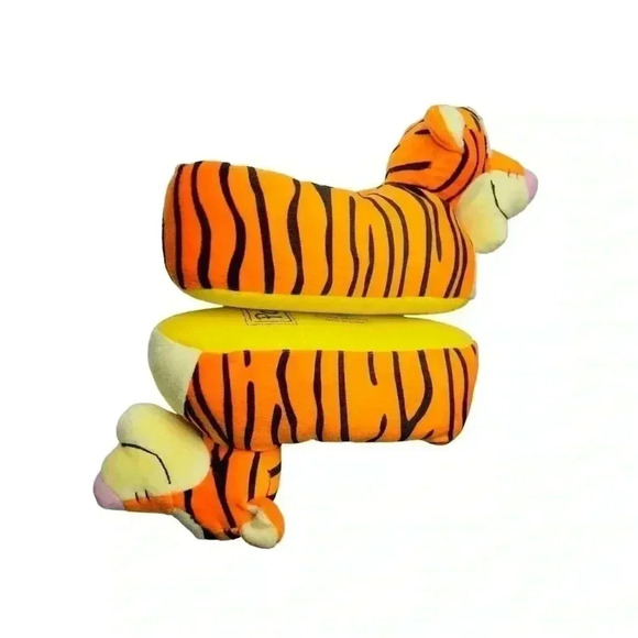 Disney Winnie The Pooh Tigger Plush Slippers Size Small (5-6)  Preowned - Picture 5 of 10